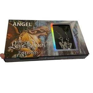Angel Silver Angel Wing Earrings